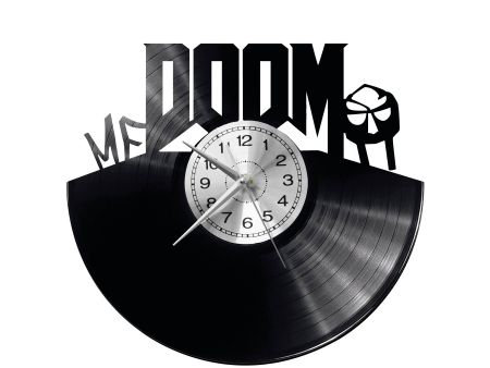 Mf Doom Vinyl Zegar Ścienny Płyta Winylowa Nowoczesny Dekoracyjny Na Prezent Urodziny