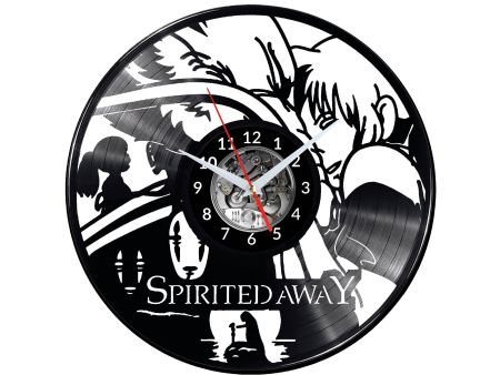 Spirited Away Vinyl Zegar Ścienny Płyta Winylowa Nowoczesny Dekoracyjny Na Prezent Urodziny