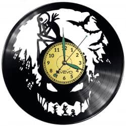 Nightmare Before Christmas Vinyl Zegar Ścienny Płyta Winylowa Nowoczesny Dekoracyjny Na Prezent Urodziny