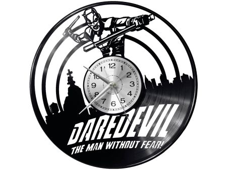 Daredevil Vinyl Zegar Ścienny Płyta Winylowa Nowoczesny Dekoracyjny Na Prezent Urodziny