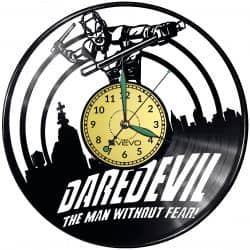 Daredevil Vinyl Zegar Ścienny Płyta Winylowa Nowoczesny Dekoracyjny Na Prezent Urodziny