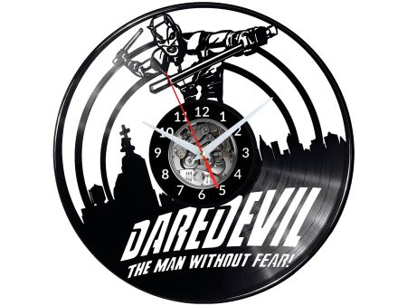 Daredevil Vinyl Zegar Ścienny Płyta Winylowa Nowoczesny Dekoracyjny Na Prezent Urodziny