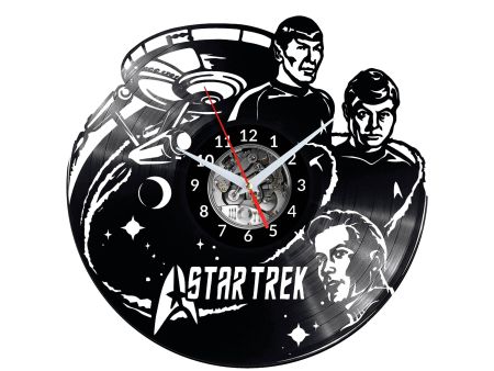 Star Trek Vinyl Zegar Ścienny Płyta Winylowa Nowoczesny Dekoracyjny Na Prezent Urodziny