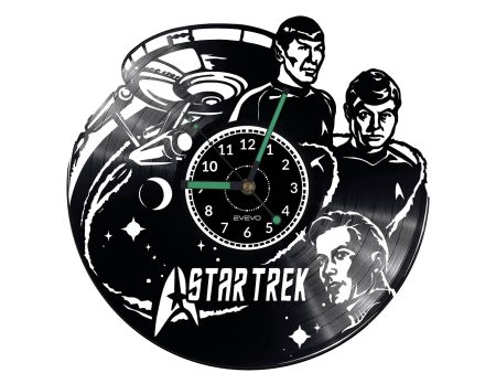 Star Trek Vinyl Zegar Ścienny Płyta Winylowa Nowoczesny Dekoracyjny Na Prezent Urodziny