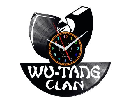 Wu-Tang Vinyl Zegar Ścienny Płyta Winylowa Nowoczesny Dekoracyjny Na Prezent Urodziny