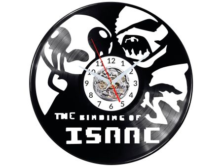 The Binding of Isaac Video Game Vinyl Zegar Ścienny Płyta Winylowa Nowoczesny Dekoracyjny Na Prezent Urodziny