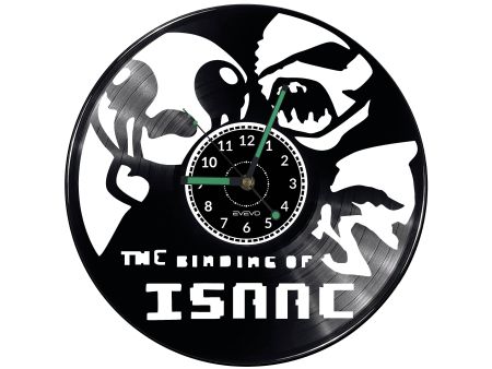 The Binding of Isaac Video Game Vinyl Zegar Ścienny Płyta Winylowa Nowoczesny Dekoracyjny Na Prezent Urodziny