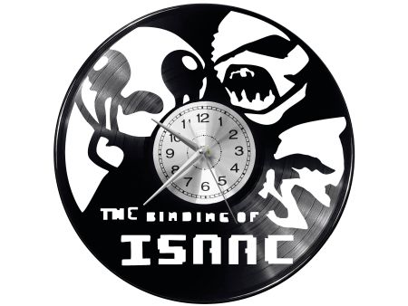 The Binding of Isaac Video Game Vinyl Zegar Ścienny Płyta Winylowa Nowoczesny Dekoracyjny Na Prezent Urodziny