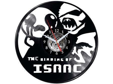 The Binding of Isaac Video Game Vinyl Zegar Ścienny Płyta Winylowa Nowoczesny Dekoracyjny Na Prezent Urodziny