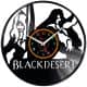 Black Desert Video Game Vinyl Zegar Ścienny Płyta Winylowa Nowoczesny Dekoracyjny Na Prezent Urodziny