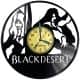 Black Desert Video Game Vinyl Zegar Ścienny Płyta Winylowa Nowoczesny Dekoracyjny Na Prezent Urodziny
