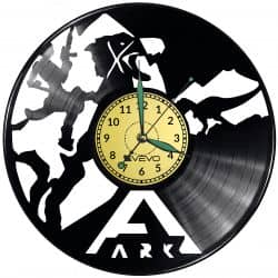 ARK Survival Evolved Video Game Vinyl Zegar Ścienny Płyta Winylowa Nowoczesny Dekoracyjny Na Prezent Urodziny