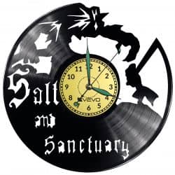 Salt and Sanctuary Video Game Vinyl Zegar Ścienny Płyta Winylowa Nowoczesny Dekoracyjny Na Prezent Urodziny
