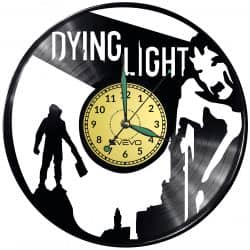 Dying Light 2 Video Game Vinyl Zegar Ścienny Płyta Winylowa Nowoczesny Dekoracyjny Na Prezent Urodziny