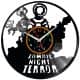 Zombie Night Terror Video Game Vinyl Zegar Ścienny Płyta Winylowa Nowoczesny Dekoracyjny Na Prezent Urodziny
