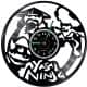 Yasai Ninja Video Game Vinyl Zegar Ścienny Płyta Winylowa Nowoczesny Dekoracyjny Na Prezent 
Urodziny