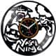 Yasai Ninja Video Game Vinyl Zegar Ścienny Płyta Winylowa Nowoczesny Dekoracyjny Na Prezent 
Urodziny