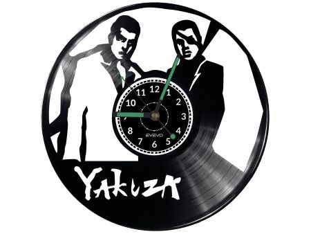 Yakuza 0 Video Game Vinyl Zegar Ścienny Płyta Winylowa Nowoczesny Dekoracyjny Na Prezent 
Urodziny