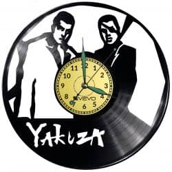Yakuza 0 Video Game Vinyl Zegar Ścienny Płyta Winylowa Nowoczesny Dekoracyjny Na Prezent 
Urodziny