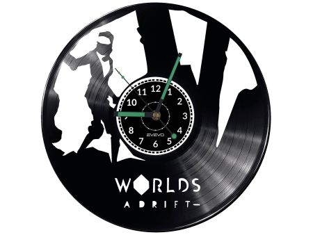 Worlds Adrift Video Game Vinyl Zegar Ścienny Płyta Winylowa Nowoczesny Dekoracyjny Na Prezent 
Urodziny