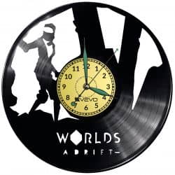 Worlds Adrift Video Game Vinyl Zegar Ścienny Płyta Winylowa Nowoczesny Dekoracyjny Na Prezent 
Urodziny