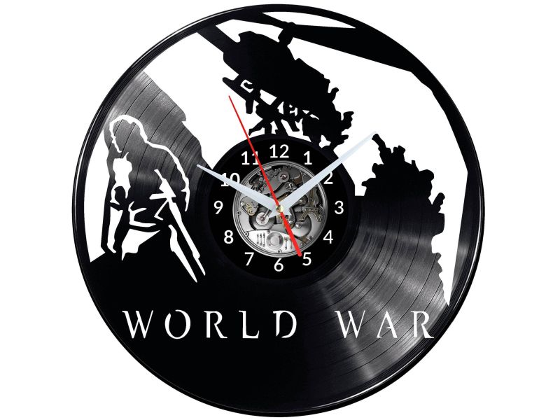 World War Z Video Game Vinyl Zegar Ścienny Płyta Winylowa Nowoczesny Dekoracyjny Na Prezent 
Urodziny