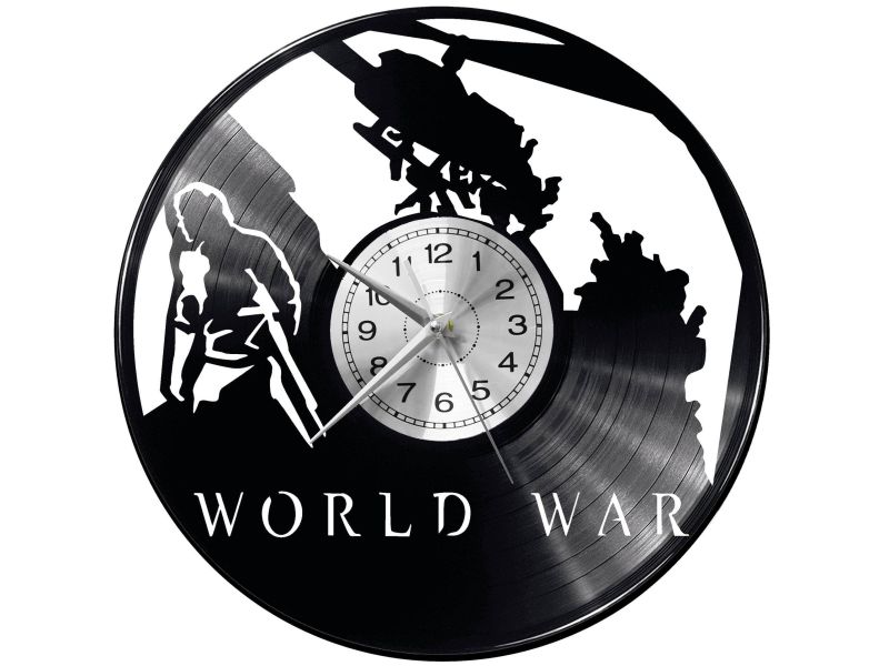 World War Z Video Game Vinyl Zegar Ścienny Płyta Winylowa Nowoczesny Dekoracyjny Na Prezent 
Urodziny