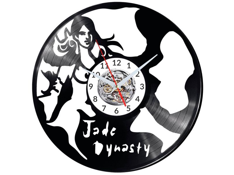 World of Jade Dynasty Video Game Vinyl Zegar Ścienny Płyta Winylowa Nowoczesny Dekoracyjny Na Prezent 
Urodziny