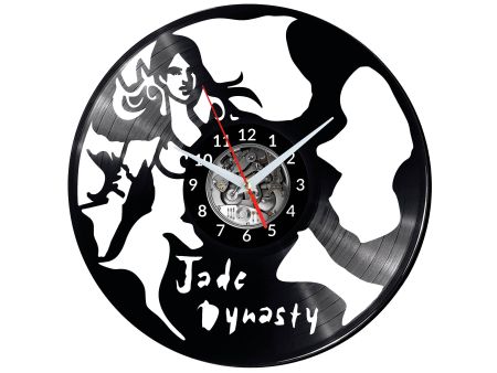 World of Jade Dynasty Video Game Vinyl Zegar Ścienny Płyta Winylowa Nowoczesny Dekoracyjny Na Prezent 
Urodziny