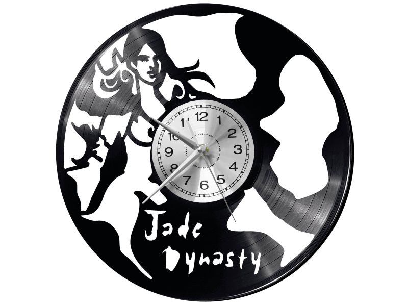 World of Jade Dynasty Video Game Vinyl Zegar Ścienny Płyta Winylowa Nowoczesny Dekoracyjny Na Prezent 
Urodziny