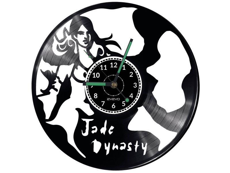 World of Jade Dynasty Video Game Vinyl Zegar Ścienny Płyta Winylowa Nowoczesny Dekoracyjny Na Prezent 
Urodziny