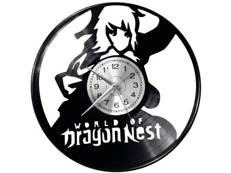 World of Dragon Nest Video Game Vinyl Zegar Ścienny Płyta Winylowa Nowoczesny Dekoracyjny Na Prezent 
Urodziny