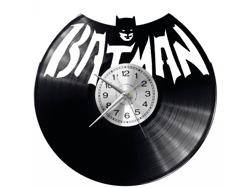 Batman Vinyl Zegar Ścienny Płyta Winylowa Nowoczesny Dekoracyjny Na Prezent Urodziny