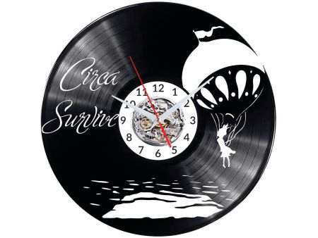 Circa Survive Vinyl Zegar Ścienny Płyta Winylowa Nowoczesny Dekoracyjny Na Prezent Urodziny