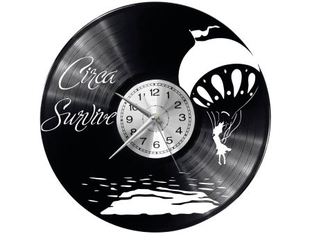 Circa Survive Vinyl Zegar Ścienny Płyta Winylowa Nowoczesny Dekoracyjny Na Prezent Urodziny