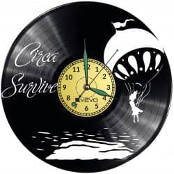 Circa Survive Vinyl Zegar Ścienny Płyta Winylowa Nowoczesny Dekoracyjny Na Prezent Urodziny
