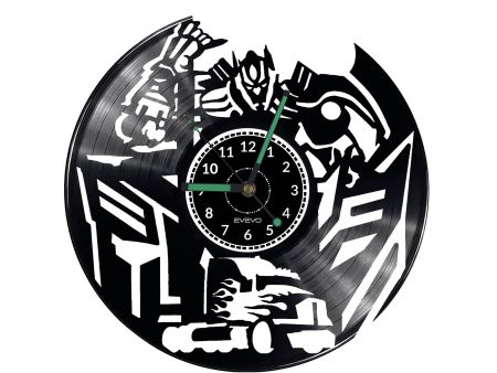 Transformers Vinyl Zegar Ścienny Płyta Winylowa Nowoczesny Dekoracyjny Na Prezent Urodziny