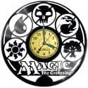 Magic The Gathering Vinyl Zegar Ścienny Płyta Winylowa Nowoczesny Dekoracyjny Na Prezent Urodziny