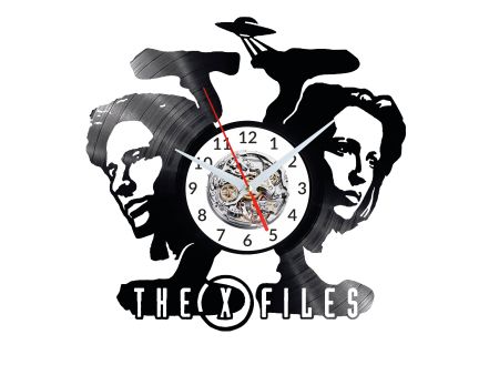 X-Files Vinyl Zegar Ścienny Płyta Winylowa Nowoczesny Dekoracyjny Na Prezent Urodziny