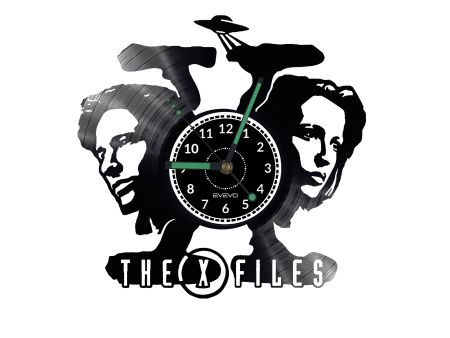 X-Files Vinyl Zegar Ścienny Płyta Winylowa Nowoczesny Dekoracyjny Na Prezent Urodziny