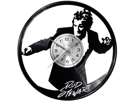 Rod Stewart Vinyl Zegar Ścienny Płyta Winylowa Nowoczesny Dekoracyjny Na Prezent Urodziny