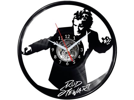 Rod Stewart Vinyl Zegar Ścienny Płyta Winylowa Nowoczesny Dekoracyjny Na Prezent Urodziny