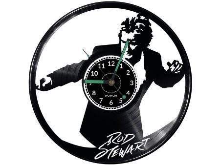 Rod Stewart Vinyl Zegar Ścienny Płyta Winylowa Nowoczesny Dekoracyjny Na Prezent Urodziny