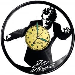 Rod Stewart Vinyl Zegar Ścienny Płyta Winylowa Nowoczesny Dekoracyjny Na Prezent Urodziny