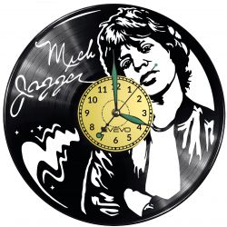 Mick Jagger Vinyl Zegar Ścienny Płyta Winylowa Nowoczesny Dekoracyjny Na Prezent Urodziny