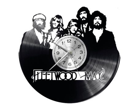 Fleetwood Vinyl Zegar Ścienny Płyta Winylowa Nowoczesny Dekoracyjny Na Prezent Urodziny