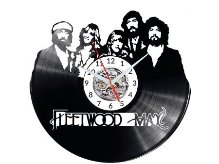 Fleetwood Vinyl Zegar Ścienny Płyta Winylowa Nowoczesny Dekoracyjny Na Prezent Urodziny