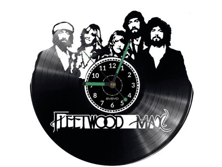 Fleetwood Vinyl Zegar Ścienny Płyta Winylowa Nowoczesny Dekoracyjny Na Prezent Urodziny