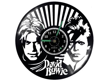 David Bowie Vinyl Zegar Ścienny Płyta Winylowa Nowoczesny Dekoracyjny Na Prezent Urodziny