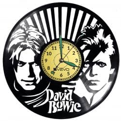David Bowie Vinyl Zegar Ścienny Płyta Winylowa Nowoczesny Dekoracyjny Na Prezent Urodziny